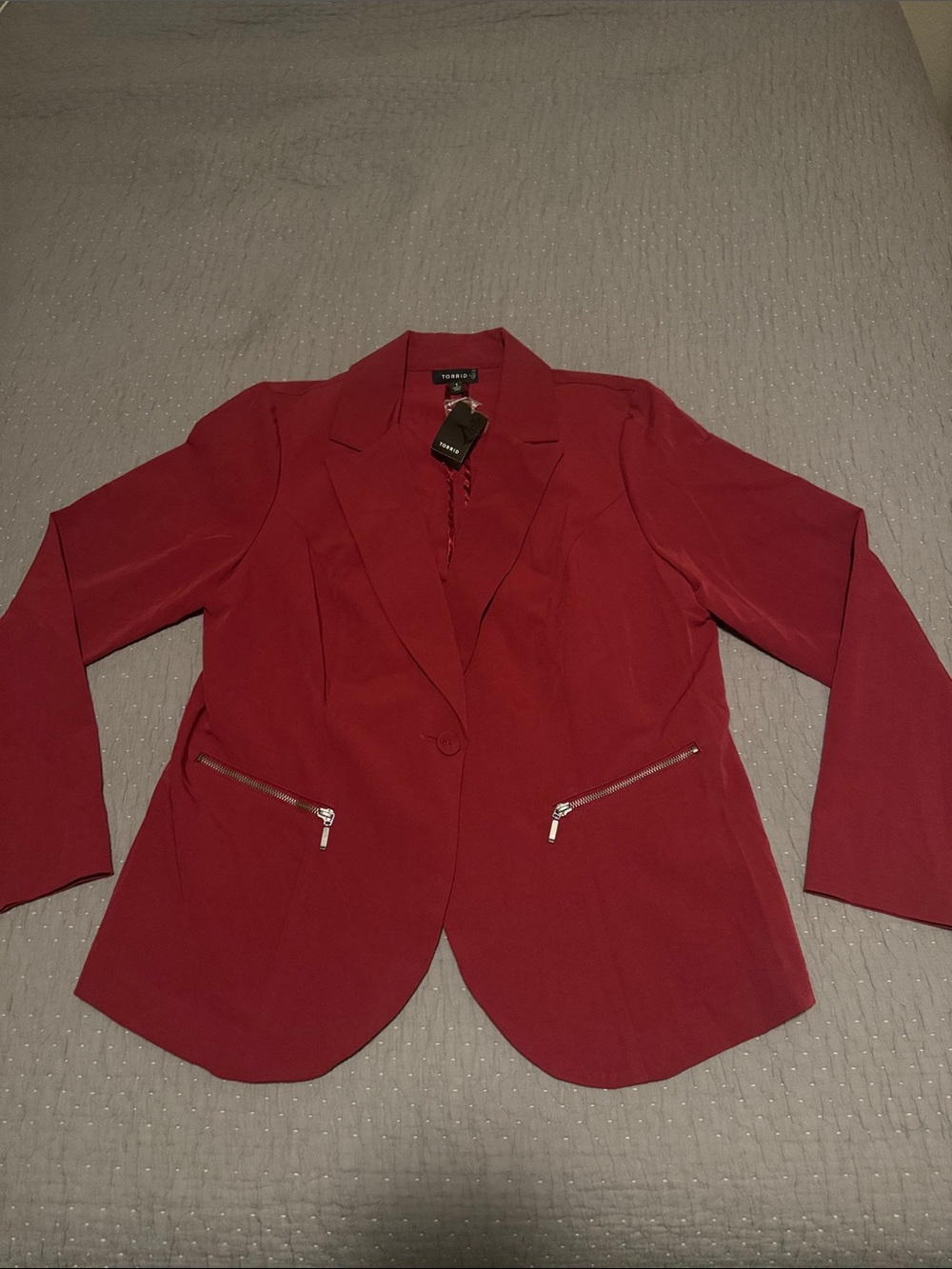 Torrid Red Blazer Jacket